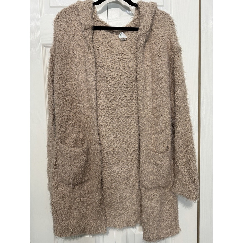 Loveriche Women's Long Cardigan Tan‎ Size Medium